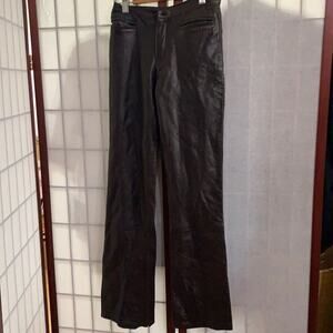 GUESS GENUINE LEATHER PANTS SIZE‎ 2